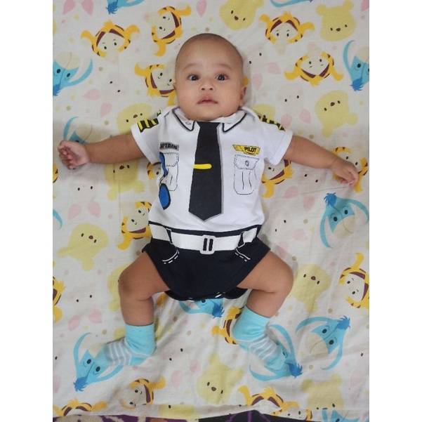 JUMPER BAYI BAJU BAYI PILOT/KOSTUM BAYI/ BAJU BAYI KARAKTER/jumpsuit baby pilot