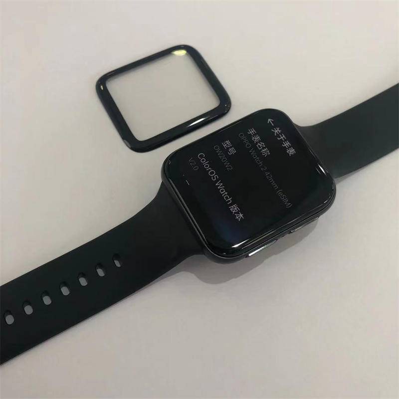 Pelindung Layar Tempered Glass 9d Bening Transparan 42mm / 46mm Untuk Oppo Watch 2