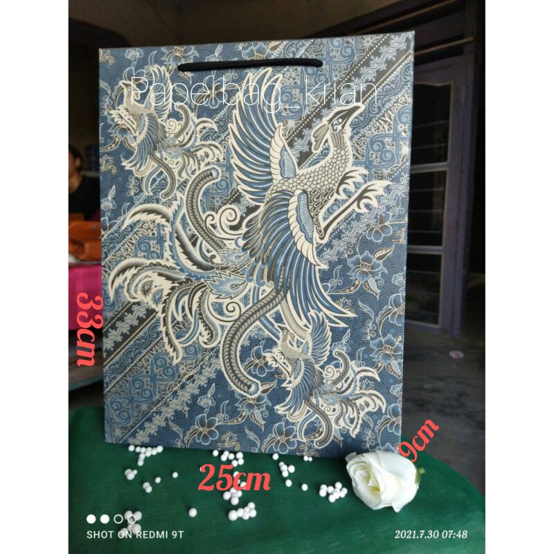 

(12 Pcs) PAPERBAG MOTIF BURUNG [25X9X33]