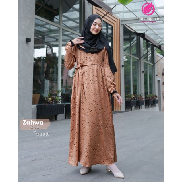 zahwa daily dress by fania hijab
