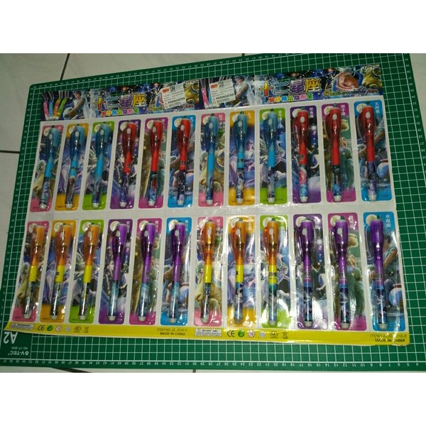 

MAINAN INVISIBLE PEN PULPEN UV 24 SET TULISAN TIDAK TERLIHAT SINAR UV BIRU