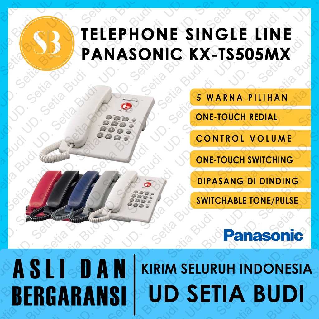 Telephone Single Line Panasonic KX-TS505MX