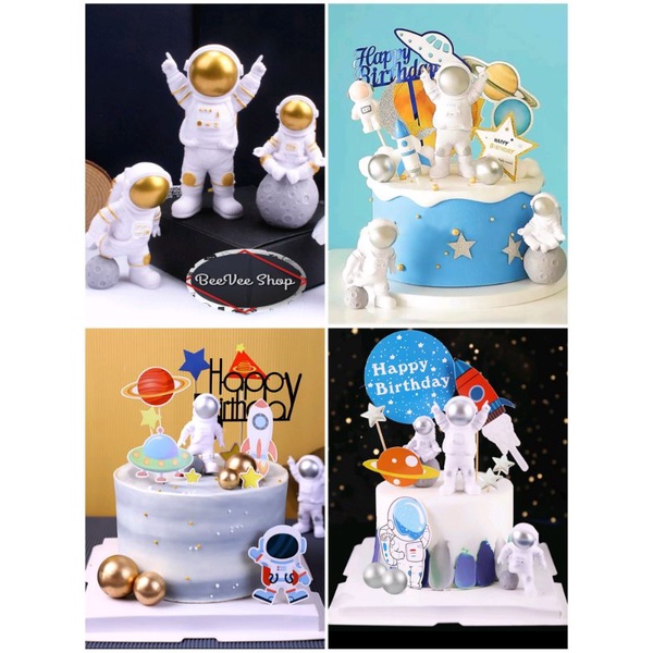 Topper Kue Figure Astronot