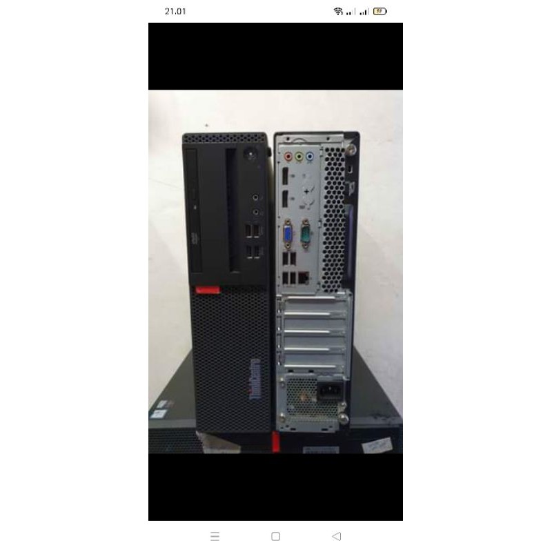 PC LENOVO THINKCENTRE M910S CORE I5 7600 RAM 8GB HDD 500GB BARANG MANTAP