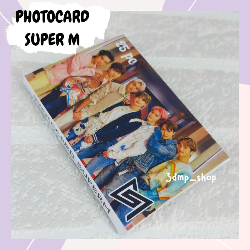 [25 lembar] photocard photo lomo card lomocard Super M SuperM 1000 we do