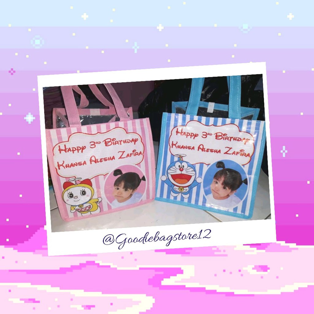 

Goodie bag Tas souvenir tas ulang tahun tas ultah