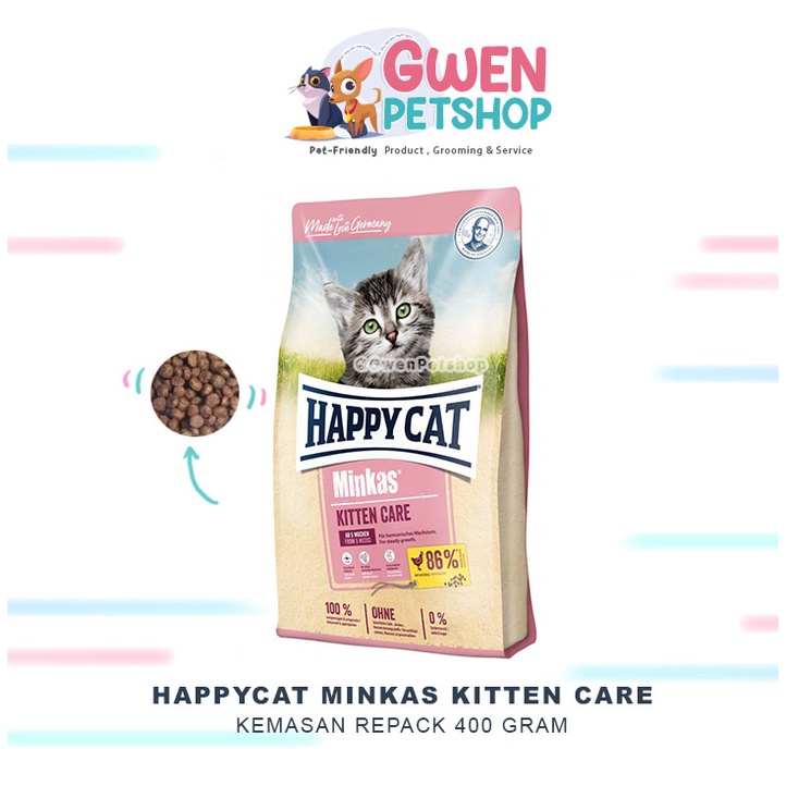 (REPACK) Happycat Minkas Kitten Repack --- HAPPY CAT MINKAS KITTEN CARE 400gr