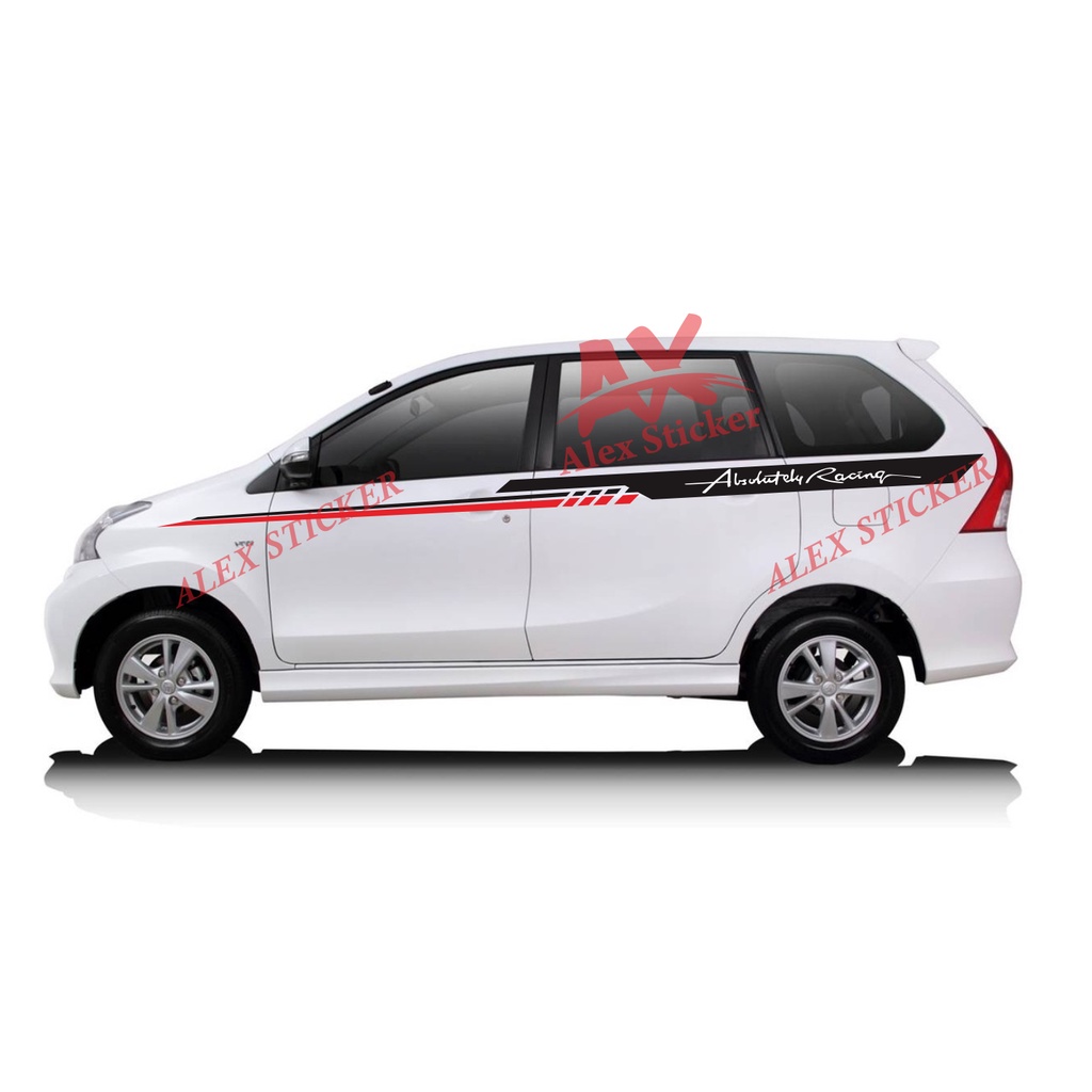 STIKER CUTING STICKER MOBIL TOYOTA AVANZA XENIA SIGRA CALYA YARIS