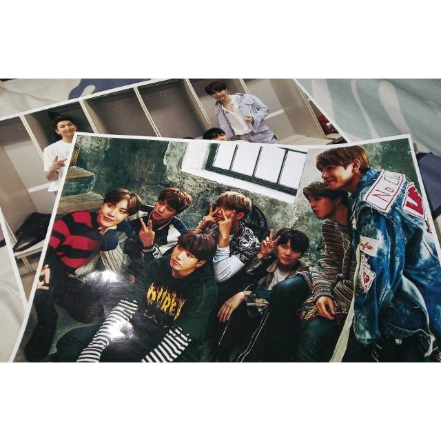 

Poster custom A4 BTS/anime, art carton murah dan berkualitas {PreOrder}