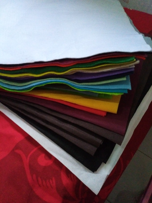 Kain Flanel Paket 19 Warna (ukuran Besar 50cmx45cm)