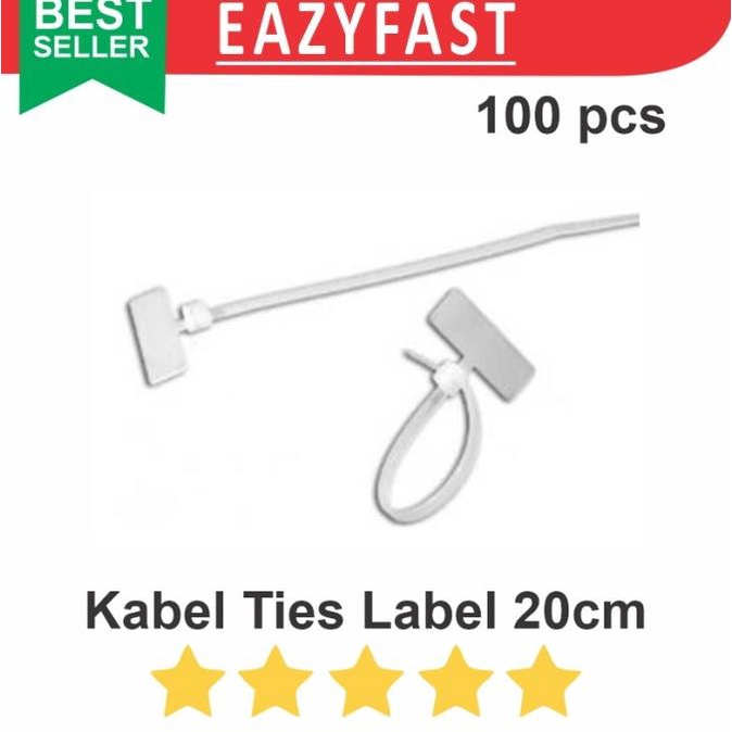 

Cable Kabel Ties Label Tulis Tie Marker 20cm 200mm Tali Ikat Name Tag efst90 Ayo Beli
