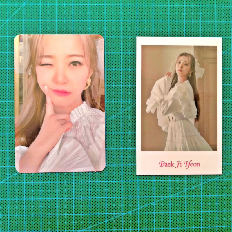 fromis_9 Jiheon Weverse Polaroid + Midnight Guest Before Midnight