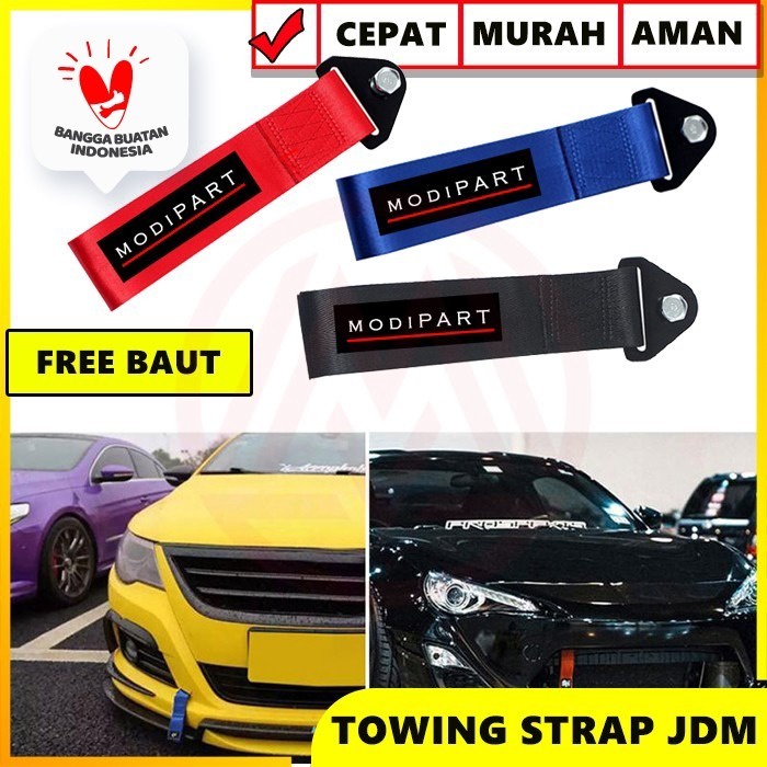 TOWING STRAP UNIVERSAL / TOWING DEREK KAIN / TOWING DEPAN MOBIL