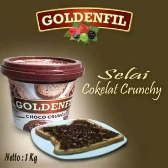 

goldenfil selai cokelat crunchy