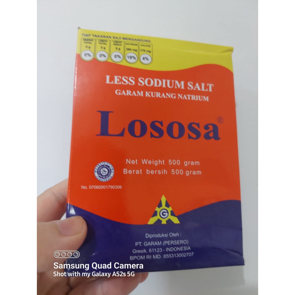 

Lososa Less Sodium Salt Garam