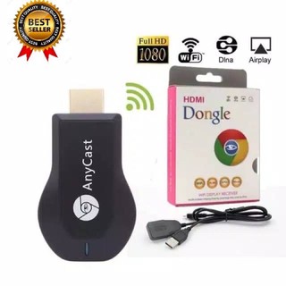 DONGLE ANYCAST WIFI DISPLAY RECEIVER HDMI DONGLE ANYCAST HDMI CONVERTER HP KE TV HP TO TV