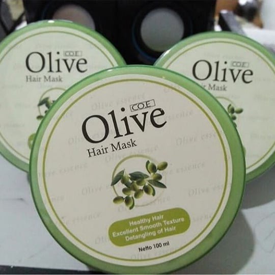 [COD] Masker Rambut Zaitun untuk Menutrisi Menyuburkan Menebalkan Rambut Dalam 7 Hari | SYB Olive