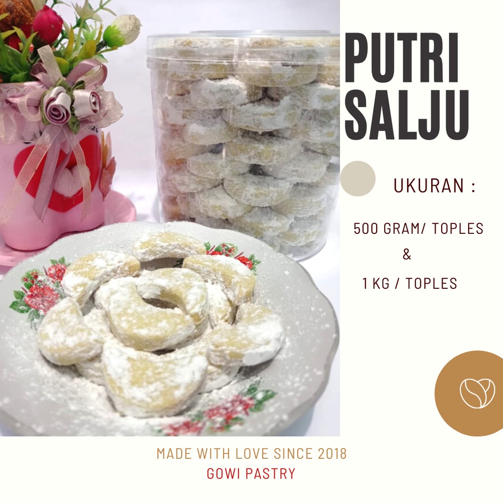 

Kue Kering Premium | Putri Salju | Home Made by Gowi Pastry