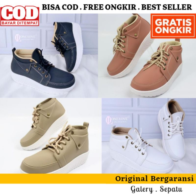 Sepatu Boot Wanita One Love Original Sepatu Buts Wanita Semi Boots Wanita Sepatu Boot Cewek Ankle Bo