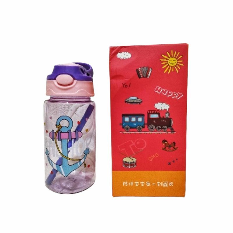 Botol Minum Anak Karakter TRANS COUNTRY SEA 038 / 480ML FRE Kotak BPA FREE