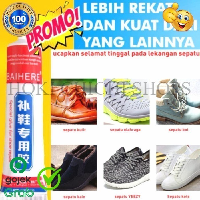 

lem super sepatu sandal tahan air ORIGINAL CC