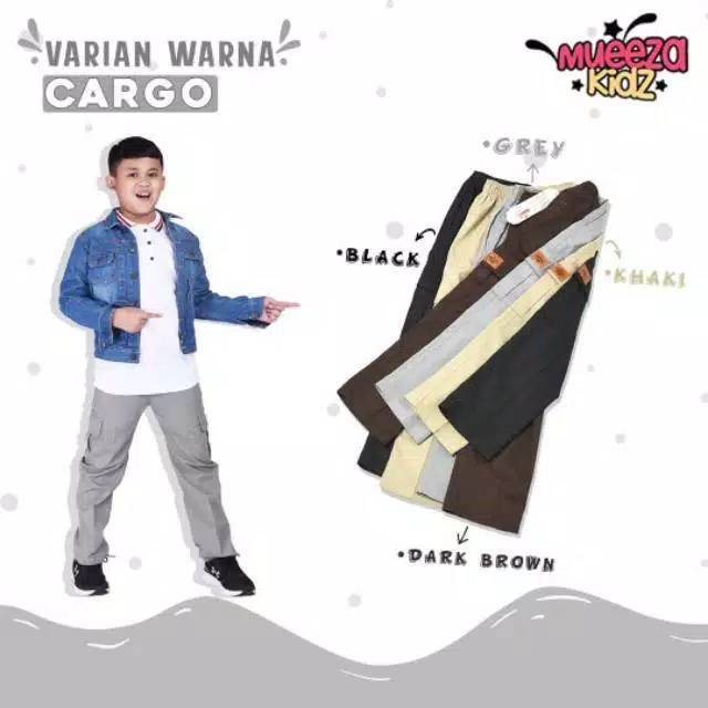 Celana Cargo anak mueeza bahan american drill Shopee Celana Cargo anak mueeza bahan american drill Shopee