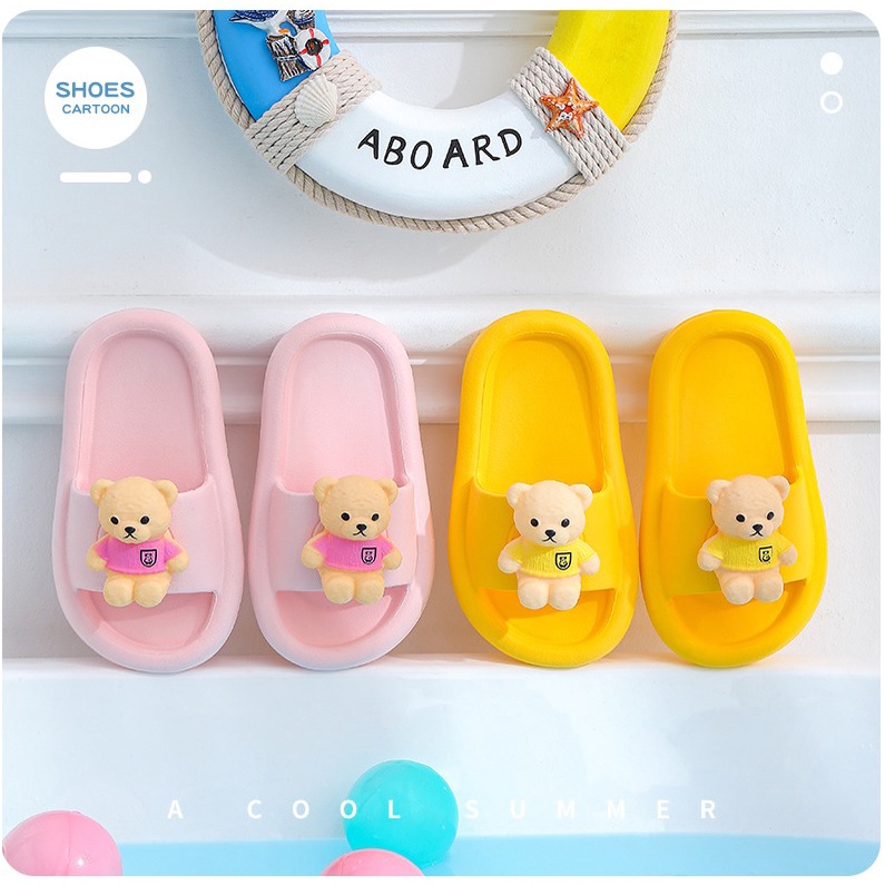 Sandal eva slop import motif beruang