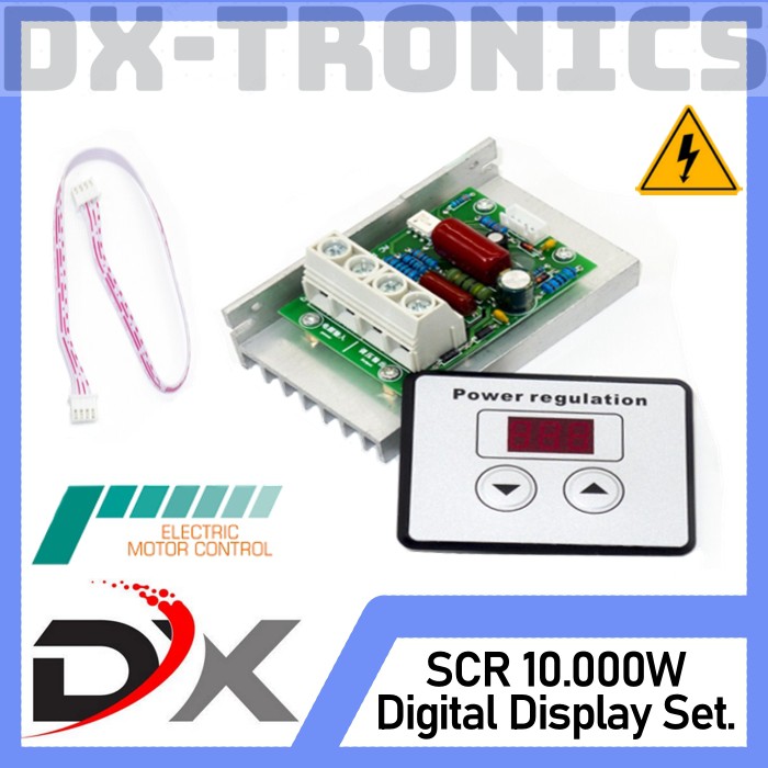 Dimmer SCR 10000W Motor Speed Controller 220V AC Digital Display 10KW