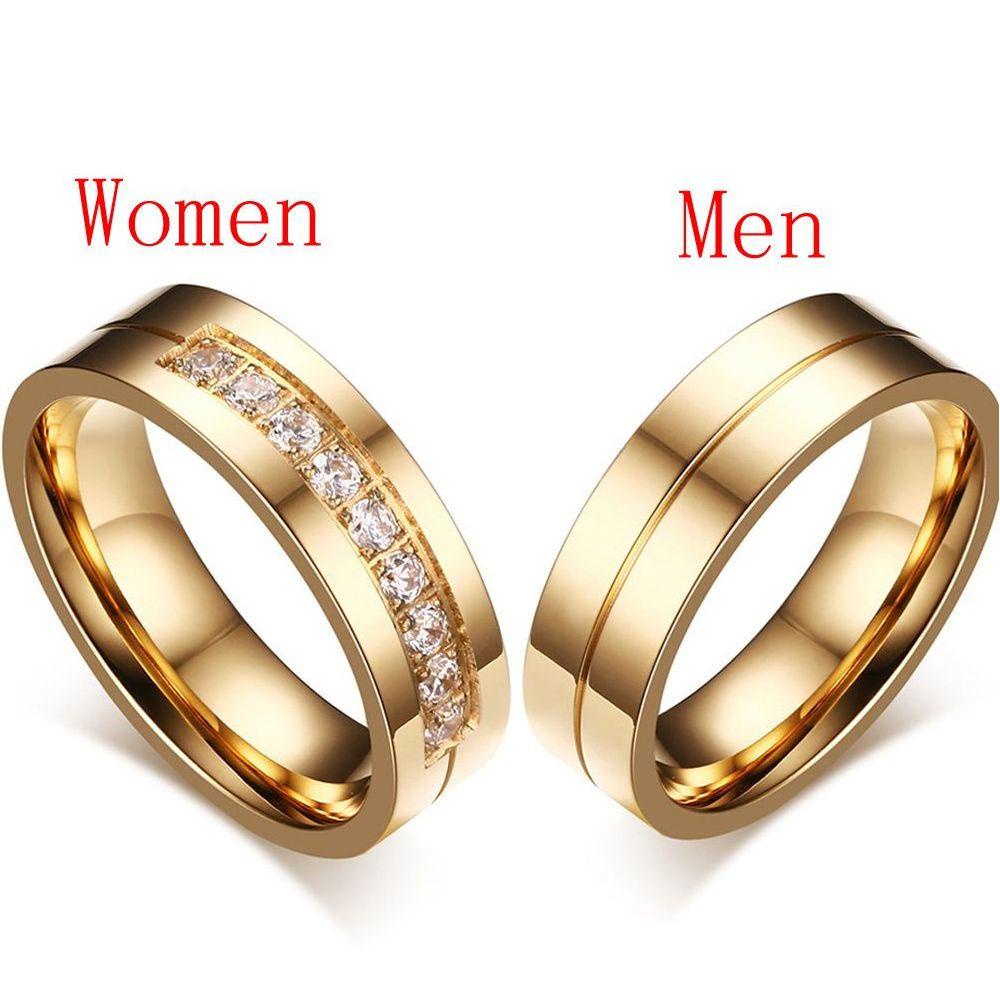CHOOKYY Cincin Band Nikah New Love AAA CZ Anti Karat