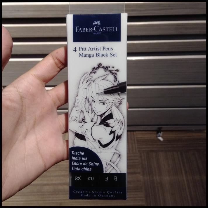 

Cuci Gudang Faber-Castell || Pitt Artist Manga Black Set 4