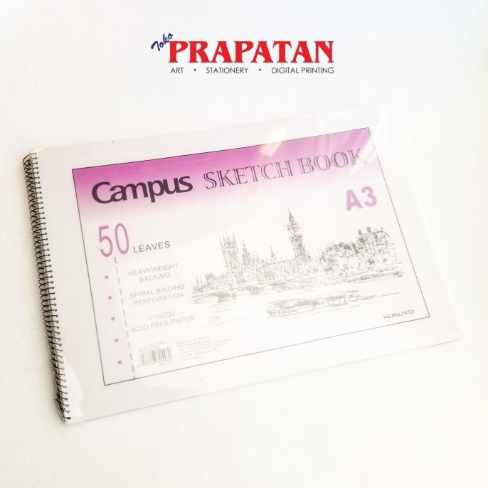 

Kokuyo Sketchbook A3 50 Lembar 100 gsm / Buku Gambar / Buku Sketsa READY STOK