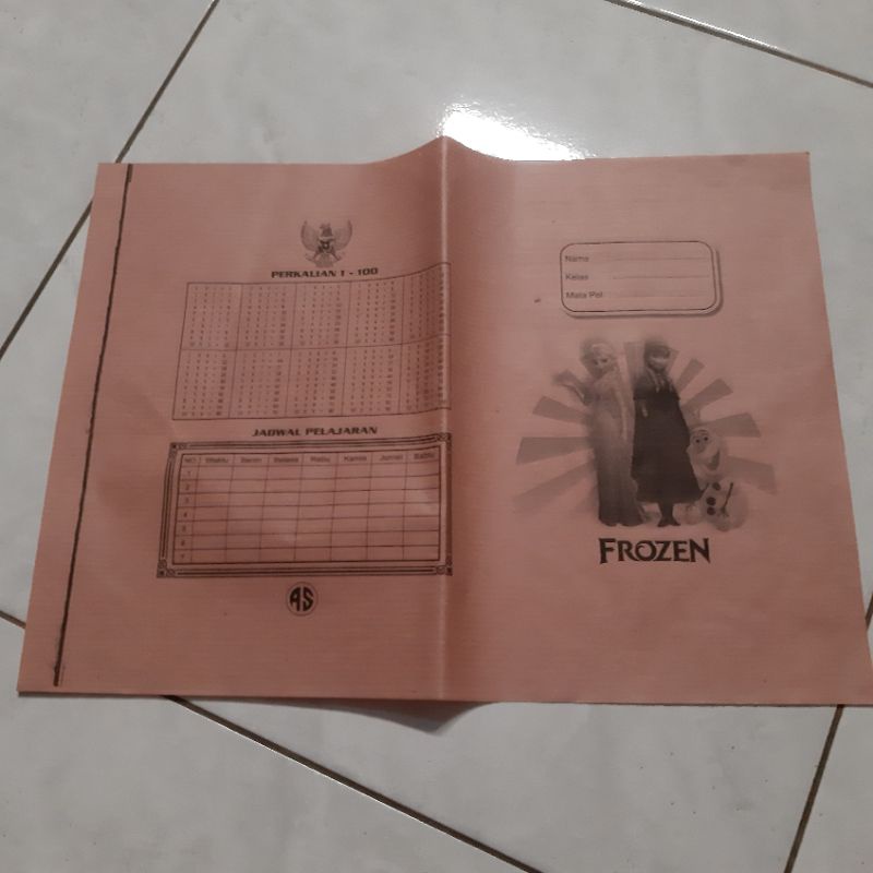 

Sampul buku ecer per lembar