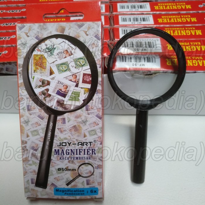 

kaca pembesar joy art 50mm lup magnifying glass 5 cm suryakanta joyart