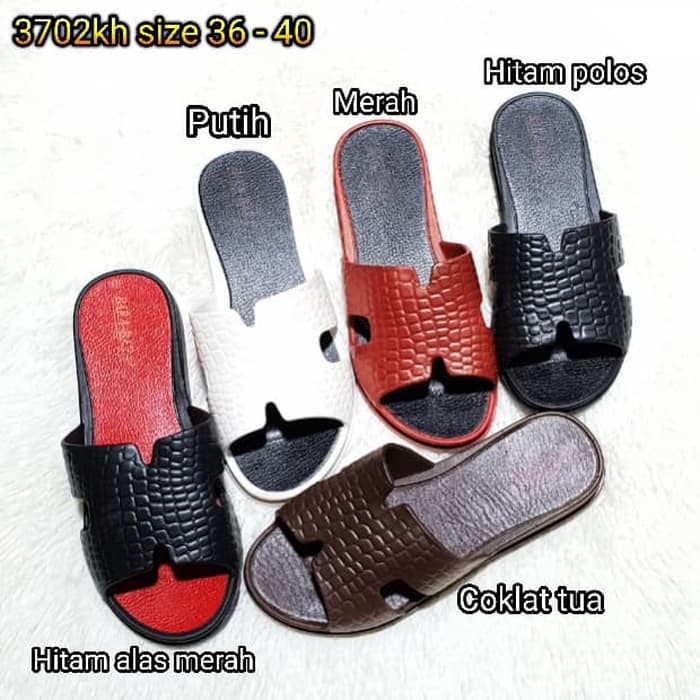 jelly sandal wanita bara bara sendal import kokop 3702kh