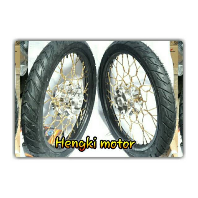 Velg vixion new stell kepang tambah ban fdr baru
