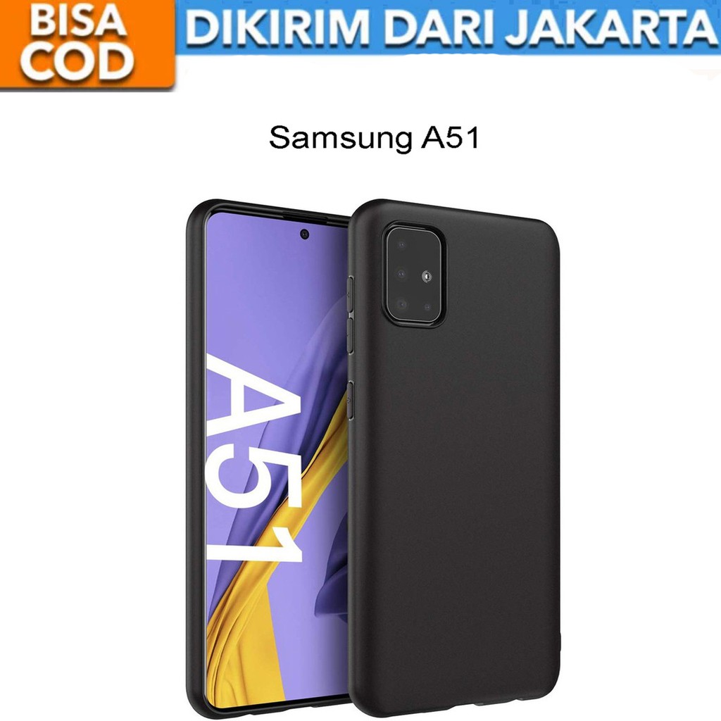 SoftCase Black Matte for Samsung Galaxy A51