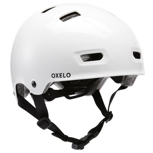 Oxelo Helm Skate MF500 White - 8586684