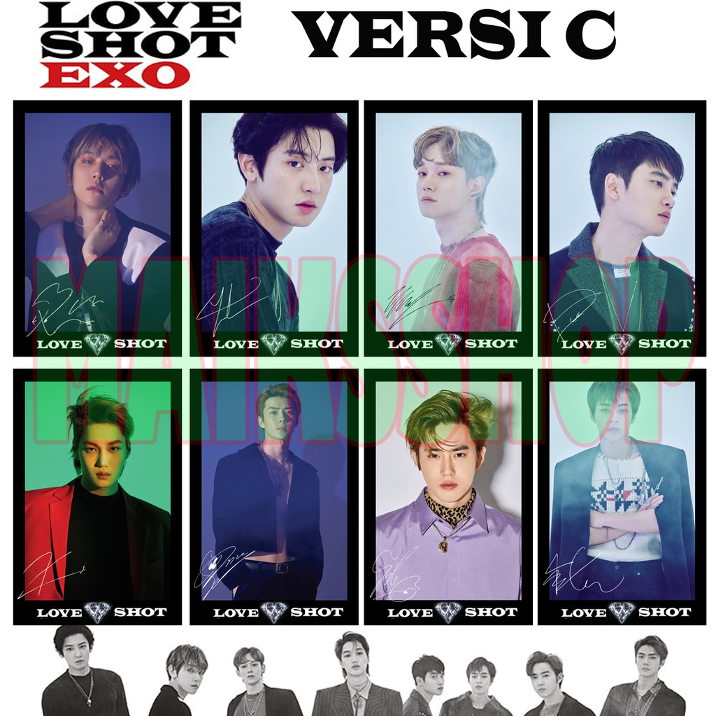 Polaroid KPOP EXO Love Shot