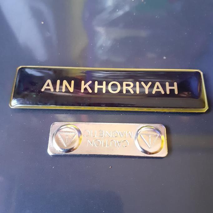 

Nama dada ( Name tag ) Kuningan magnet