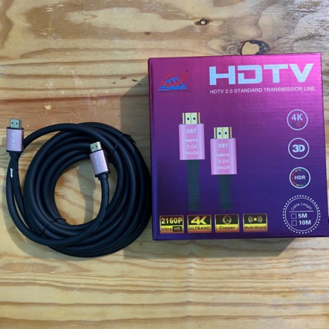 Kabel HDTV 5M Male V.2.0 Ultra 4K - HDTV To HDTV 5 Meter 4K High Speed 2.0 Versi