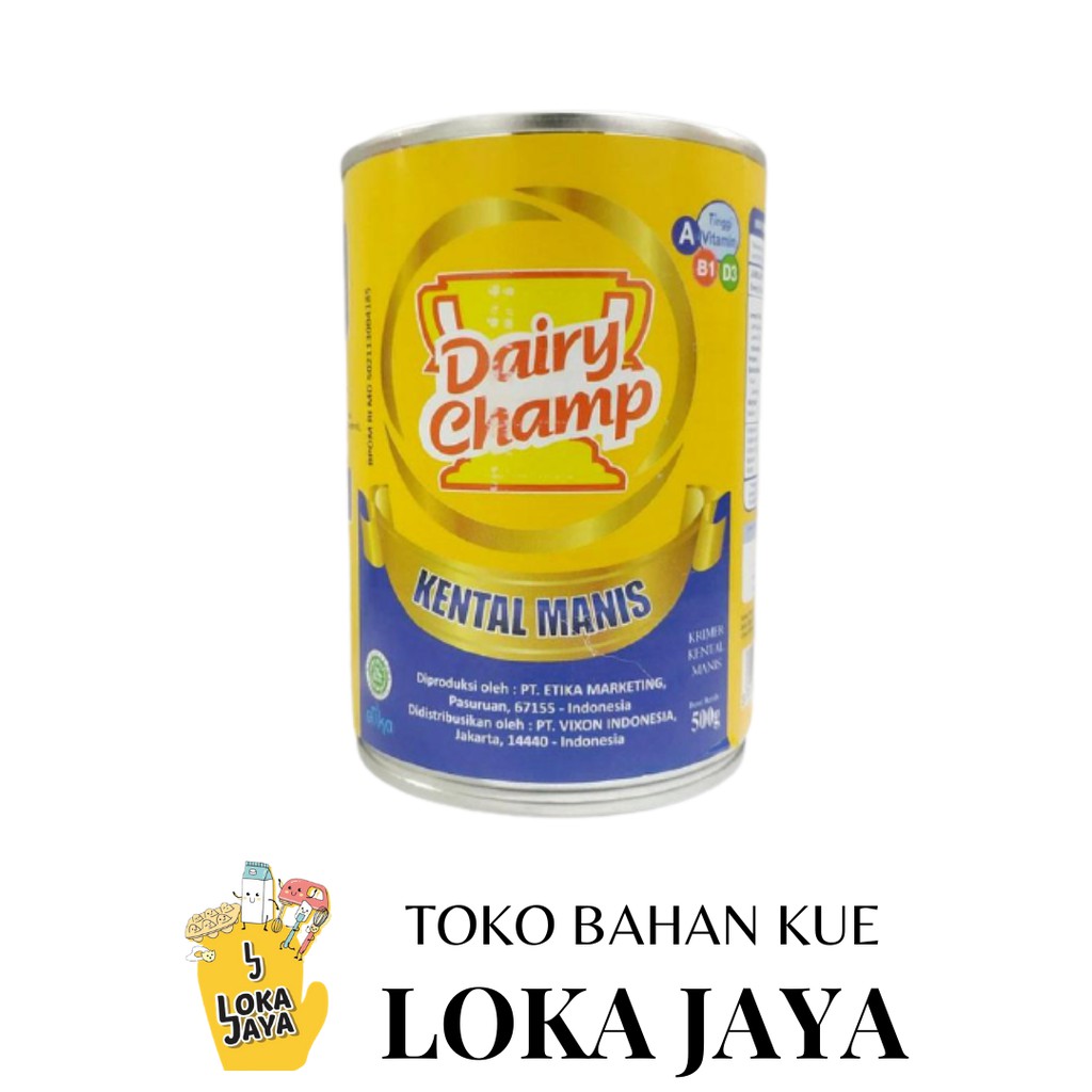 

SUSU KENTAL MANIS DAIRY CHAMP KALENG 480G