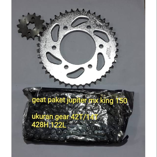 gear set jupiter mx king 150 HARDCROME gear paket jupiter mx king 150
