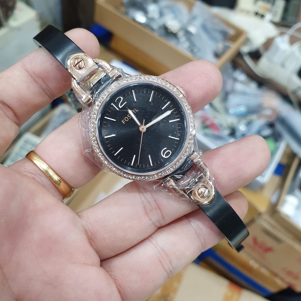 JAM TANGAN WANITA FOSSIL ES3268 GEORGIA ORI FOSSIL WATCH ES 3268 ORIGINAL GARANSI