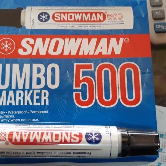 

Big Sale Spidol snowman jumbo marker 500 - Hitam Big Sale