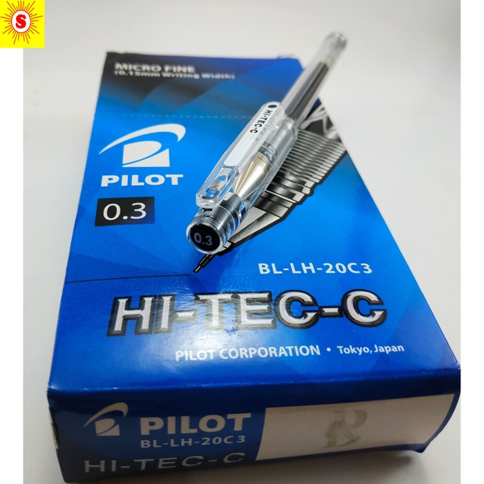 

TERBARU PULPEN PILOT HITECH 0,3 1PCS HITAM/BIRU/MERAH/PINK/HIJAU/ORANGE - Hitam