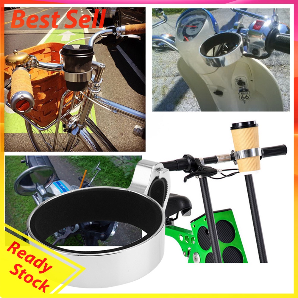 Aluminum Bicycle Cup Holder Bike Coffee Drinks Cup Handlebar Mount Stand