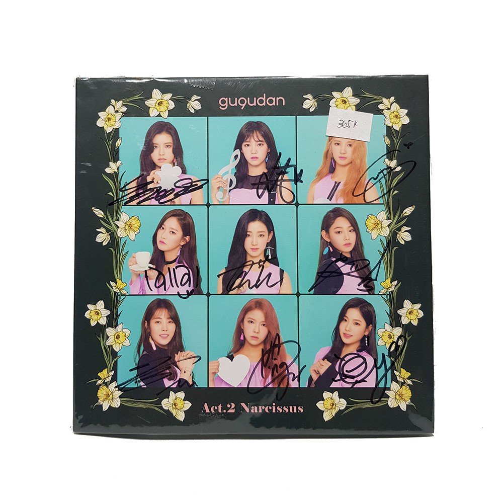 Koleksi Album Official Kpop Gugudan 2Nd Mini Album : Act 2 Narcissus Plus Tanda Tangan Member Asli