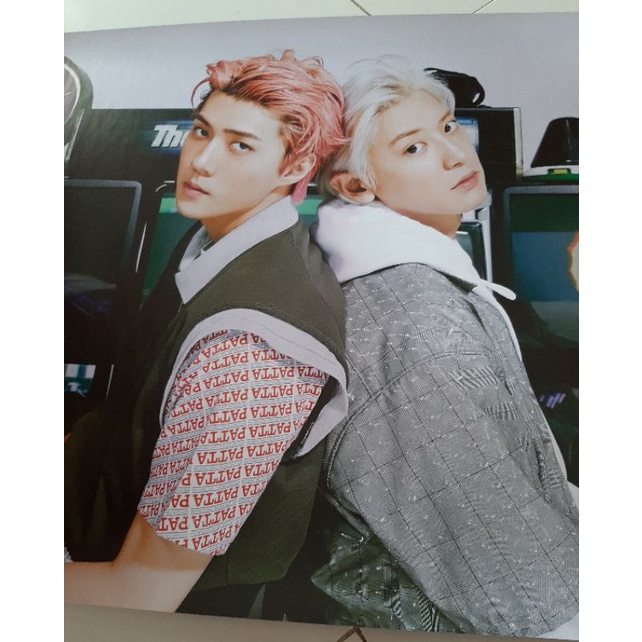 POSTER EXO-SC SEHUN CHANYEOL 1BILLION VIEW 1BV
