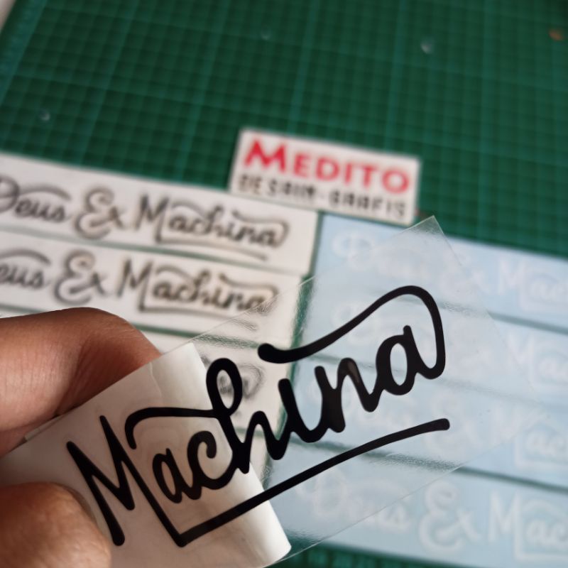 Stiker cutting Deus Ex Machina