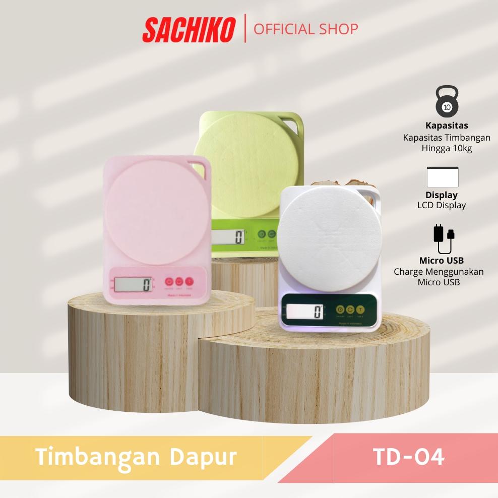 SACHIKO TIMBANGAN DAPUR DIGITAL TIMBANGAN KUE KITCHEN SCALE 10KG SF-800 TD-04 TERLARISS...,,,,,